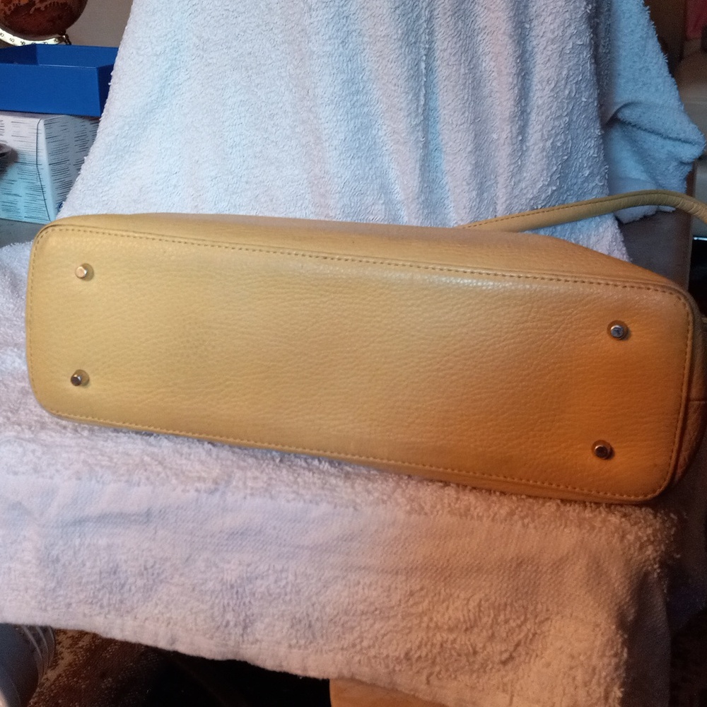 Genuine Leather YELLOW Purse